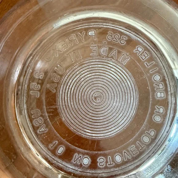 Pyrex Clear Glass Nesting Bowls Mixing Bowl Set of 3 - #325, #323, and #322 - Picture 7 of 13